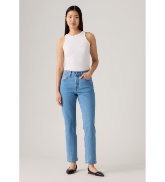 Levi's para mujer. 36200-0390 Jeans 501 Crop azul (28/28), Casual, Algodón, Denim