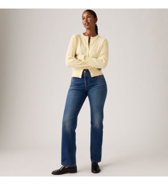 Levi's para mujer. 0066J-0001 Jeans 501 Curve Lightweight azul (24/32), Casual, Algodón, Denim