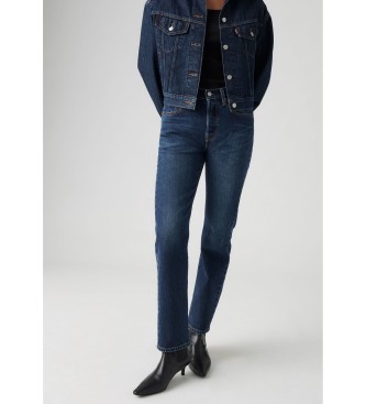 Levi's para mujer. 12501-0554 Jeans 501 Original marino (29/32), Casual, Algodón, Denim