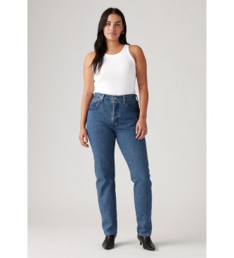 Levi's para mujer. 12501-0438 Jeans 501 Original azul (29/32), Casual, Algodón, Denim