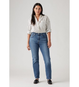 Levi's para mujer. 12501-0542 Jeans 501 Original azul (25/30), Casual, Algodón, Denim
