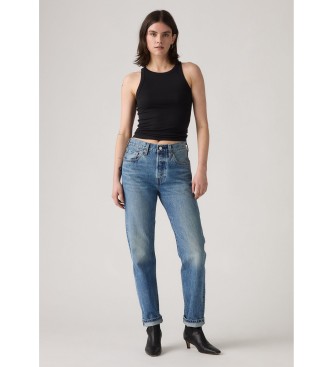 Levi's para mujer. 12501-0599 Jeans 501 azul (27/32), Casual, Algodón, Denim