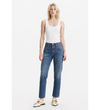 Levi's para mujer. A8746-0001 Jeans 501 Original Lightweight recortados azul (27/30), Casual, Algodón, Denim