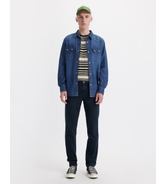 Levi's para hombre. 04511-5830 Jeans 511 Ajustados azul oscuro (34/32), Casual, Algodón, Denim, Marino
