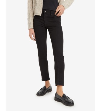 Levi's para mujer. A6199-0012 Jeans 712 ajustados con bolsillo ribeteado negro (31/32), Casual, Algodón, Denim