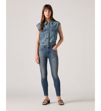 Levi's para mujer. 18882-0875 Jeans 721 High Rise Skinny azul (27/28), Casual, Algodón, Denim
