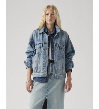 Levi's para mujer. A1743-0004 Chaqueta Trucker De Los 90 azul (M), Casual, Algodón, Denim