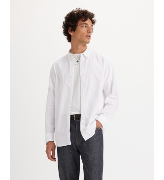 Levi's para hombre. A7210-0000 Camisa abotonada auténtica blanco (S), Casual, Algodón, Manga larga