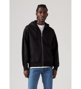 Levi's para hombre. A9265-0000 Sudadera Con Cremallera Completa Authentic negro (M), Casual, Algodón