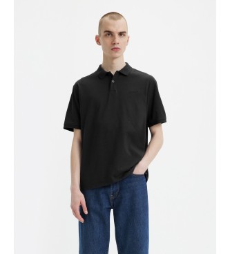 Levi's para hombre. A6735-0011 Polo Authentic negro (M), Casual, Algodón, Manga corta