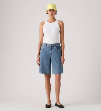 Levi's para mujer. 000MJ-0016 Bermudas Baggy Dad azul (26), Casual, Algodón
