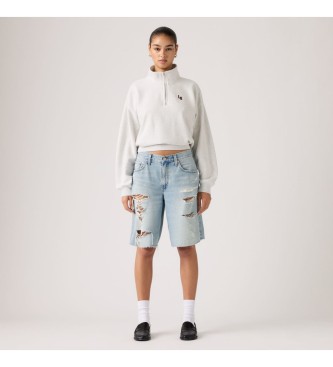 Levi's para mujer. 000MJ-0011 Bermudas Dad Holgadas azul (26), Casual, Algodón, Denim