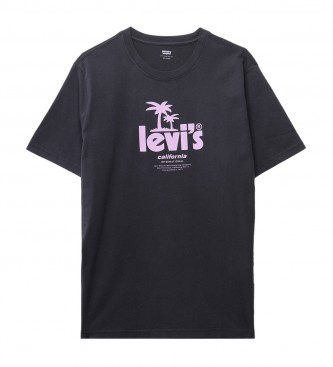 Levi's para hombre. Camiseta Logo Palmera negro Levi's