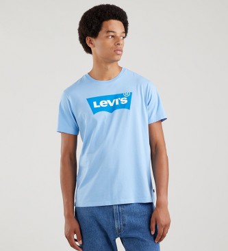 Levi's para hombre. Camiseta Graphic Crewneck azul Levi's