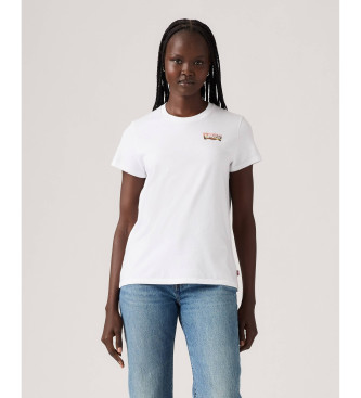 Levi's para mujer. 17369-3198 Camiseta The Perfect blanco (S), Casual, Algodón, Manga corta