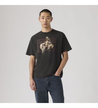 Levi's para hombre. 87373-0401 Camiseta Graphic Vintage Fit negro (S), Casual, Algodón, Manga corta