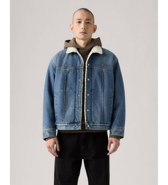 Levi's para hombre. 002WX-0001 Cazadora Trucker Western azul (XL), Casual, Algodón, Denim