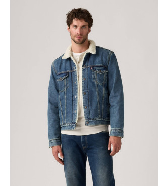 Levi's para hombre. 16365-0292 Chaqueta Type 3 Sherpa (M), Azul, Casual, Algodón, Denim