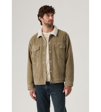 Levi's para hombre. A5784-0022 Chaqueta de pana Night marrón (M), Casual, Algodón