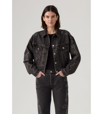 Levi's para mujer. A9456-0003 Chaqueta Trucker 90's negro (M), Casual, Algodón