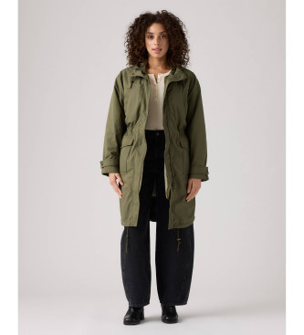 Levi's para mujer. 004GS-0000 Chaqueta 3 en 1 Crawford Western verde (L), Casual, Algodón