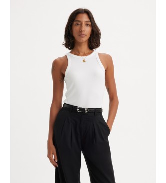 Levi's para mujer. A7326-0001 Camiseta Dreamy blanco (XXS), Casual, Modal, Sin mangas / Tirantes