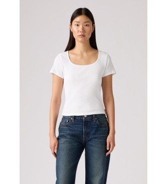 Levi's para mujer. 003PU-0000 Camiseta Essential blanco (L), Casual, Algodón, Manga corta