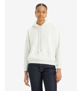 Levi's para mujer. A5943-0021 Sudadera con capucha Everyday gris (XS), Casual, Algodón
