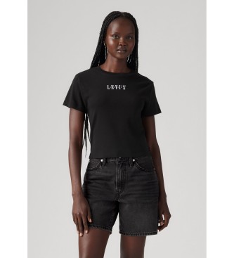 Levi's para mujer. A8798-0044 Camiseta Graphic Essential Sporty negro (XS), Casual, Algodón, Manga corta