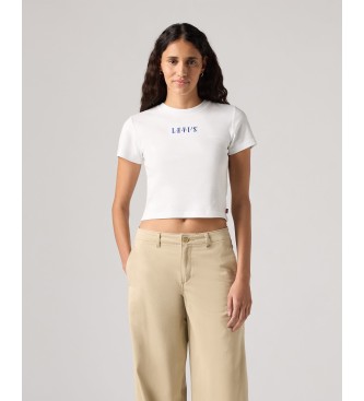 Levi's para mujer. A8798-0043 Camiseta Graphic Essential Sporty blanco (XS), Casual, Algodón, Manga corta