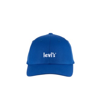 Levis - Levi's para mujer. gorra poster logo flexfit azul levi's