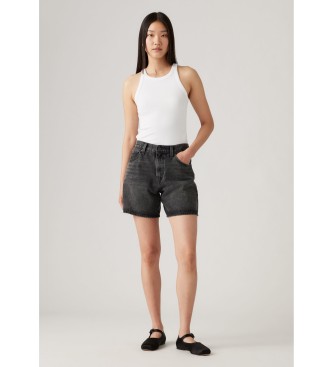 Levi's para mujer. A9311-0003 Shorts High Rise Baggy negro (23), Casual, Algodón