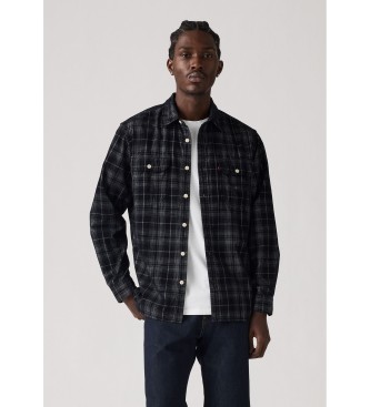 Levi's para hombre. 19573-0280 Camisa Jackson Worker negro (S), Casual, Algodón