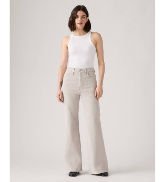 Levi's para mujer. A7503-0037 Jeans De Pana Ribcage Bell beige (27/30), Casual, Algodón, Denim