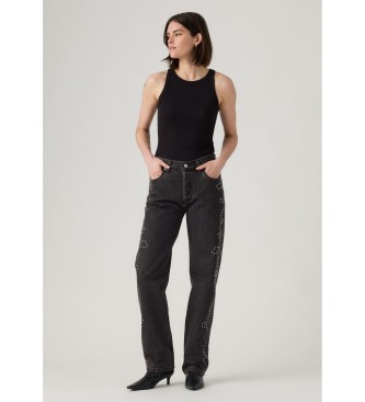 Levi's para mujer. A1959-0092 Jeans 501 '90s negro (27/30), Casual, Algodón, Denim