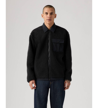 Levi's para hombre. 003AX-0002 Chaqueta Joonie Sherpa negro (M), Casual, Poliéster