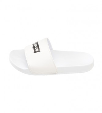 Levi's para mujer. Chanclas June Batwing S blanco Levi's
