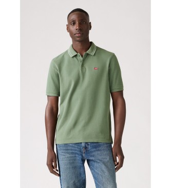 Levi's para hombre. 35883-0286 Polo Marca verde (M), Casual, Algodón, Manga corta