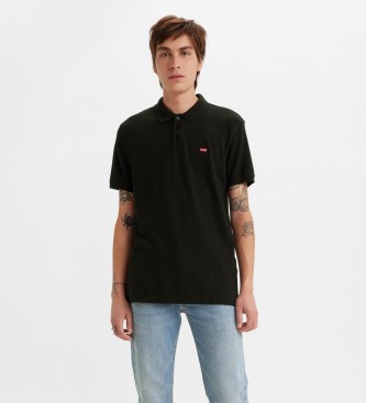Levi's para hombre. A0229-0005 Polo Housemark negro (XXL), Casual, Algodón, Manga corta