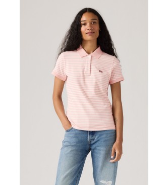 Levi's para mujer. 52599-0085 Polo Marca rosa (M), Casual, Algodón, Manga corta