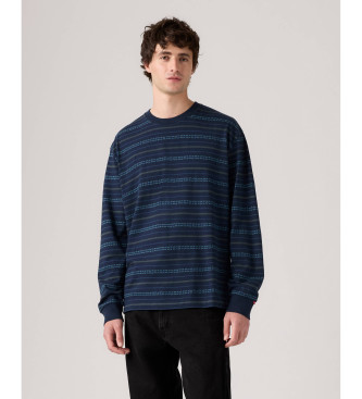 Levi's para hombre. A6887-0039 Camiseta de Manga Larga Graphic Authentic marino (XL), Casual, Algodón