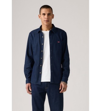 Levi's para hombre. 86625-0071 Camisa Battery marino (L), Casual, Algodón, Manga larga