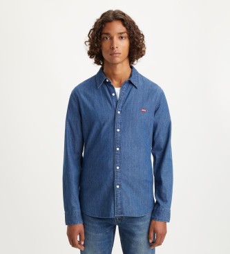 Levi's para hombre. 86625-0023 Camisa Battery Housemark Azul (S), Casual, Algodón, Manga larga, Sostenible