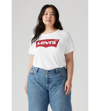 Levi's para mujer. 35790-0000 Camiseta Perfect Plus Batwing blanco (XXL), Casual, Algodón, Manga corta