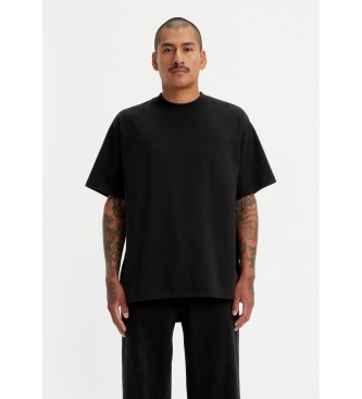 Levi's para hombre. A0637-0001 Camiseta Red Tab Vintage negro (L), Algodón, Manga corta