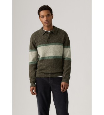 Levi's para hombre. 003B9-0000 Jersey Redwood Rugby marrón (S), Casual, Lana