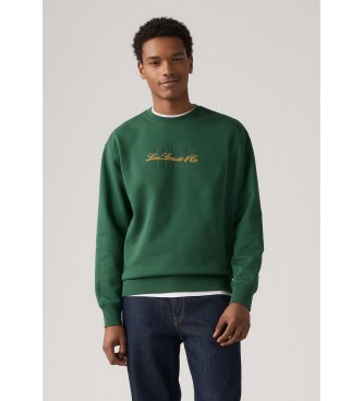 Levi's para hombre. 38712-0373 Sudadera Relaxed verde (L), Casual, Algodón