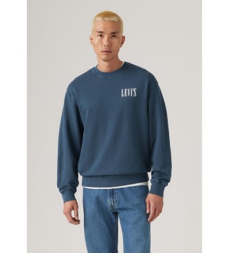 Levi's para hombre. 38712-0372 Sudadera Relaxed Graphic azul (M), Casual, Algodón