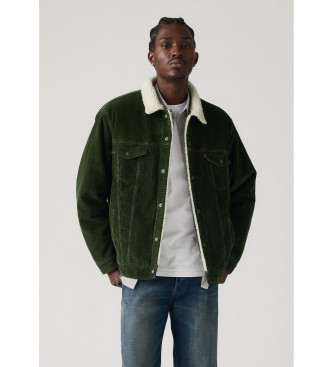 Levi's para hombre. A5784-0027 Chaqueta de pana Night verde (S), Casual, Algodón