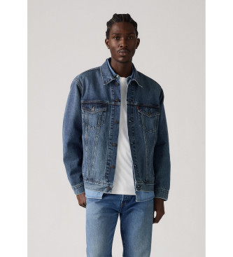 Levi's para hombre. A5782-0079 Chaqueta Trucker Relajada azul (L), Casual, Algodón, Denim